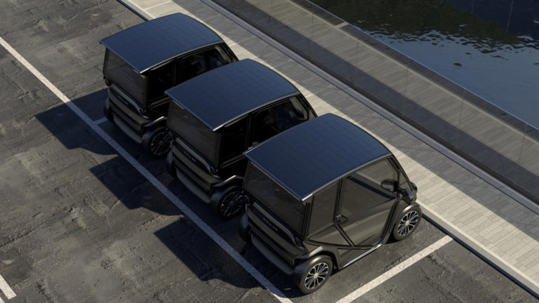 SQUAD, a self-charging Solar City Car for daily urban mobility